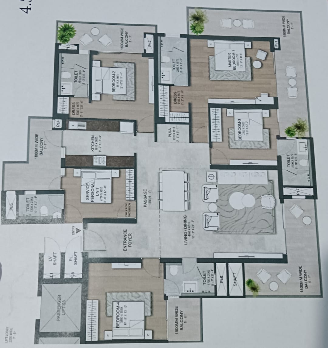 THE PALATIAL 3.5BHK & 4.5BHK