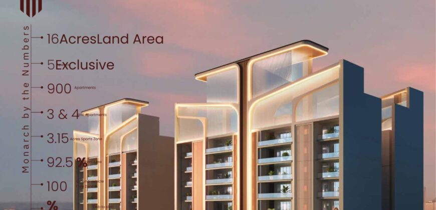 3BHK Suncity Monarch