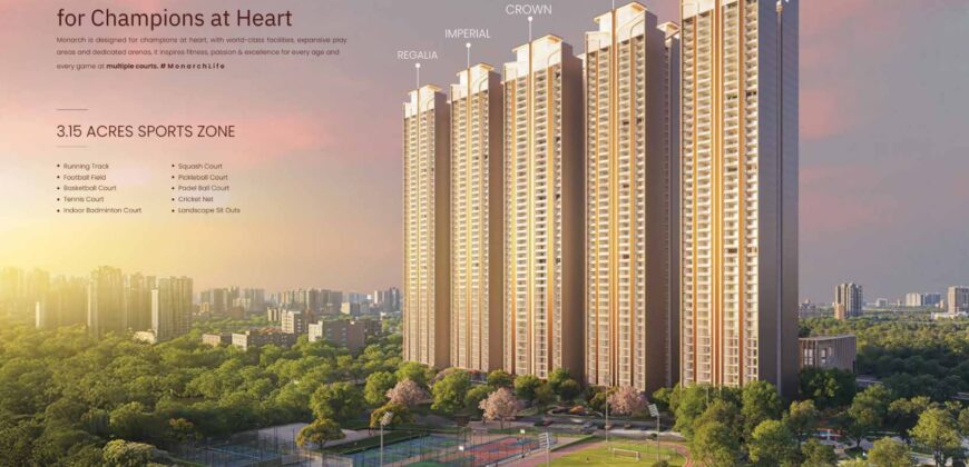 3BHK Suncity Monarch